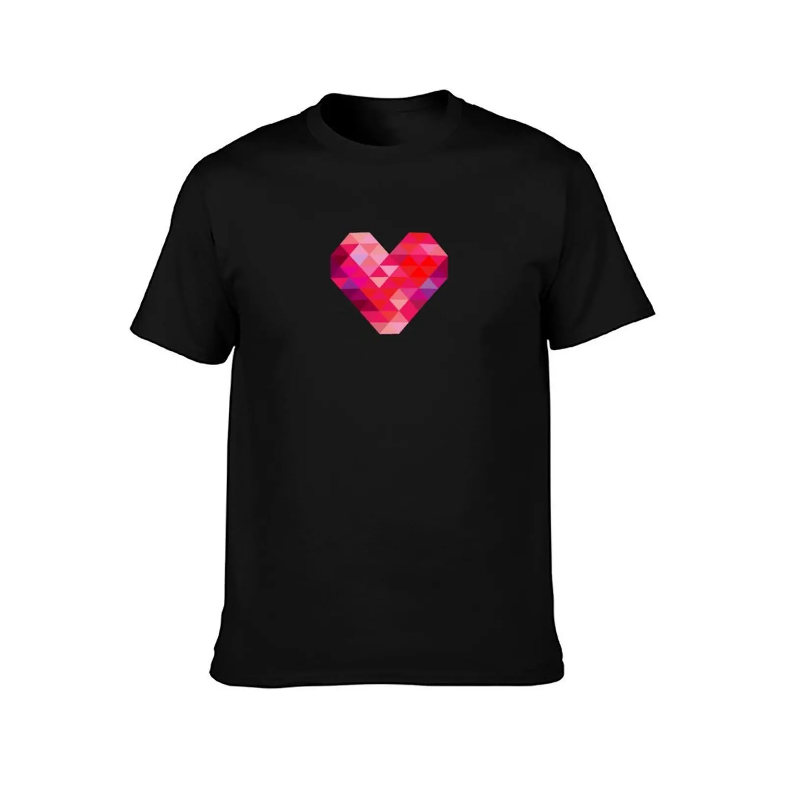 Prism Heart T-Shirt Comfort Stretch Tee Shirt T-Shirt