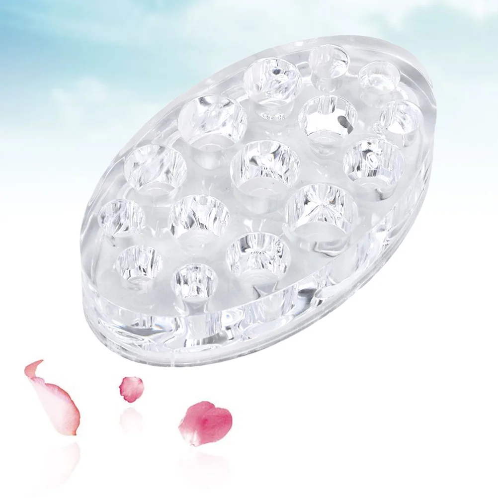 

Transparent Ellipse Pigment Shelf for Holding Ink Cups Suitable Home and Professional Use Beautiful Decorative Appearance