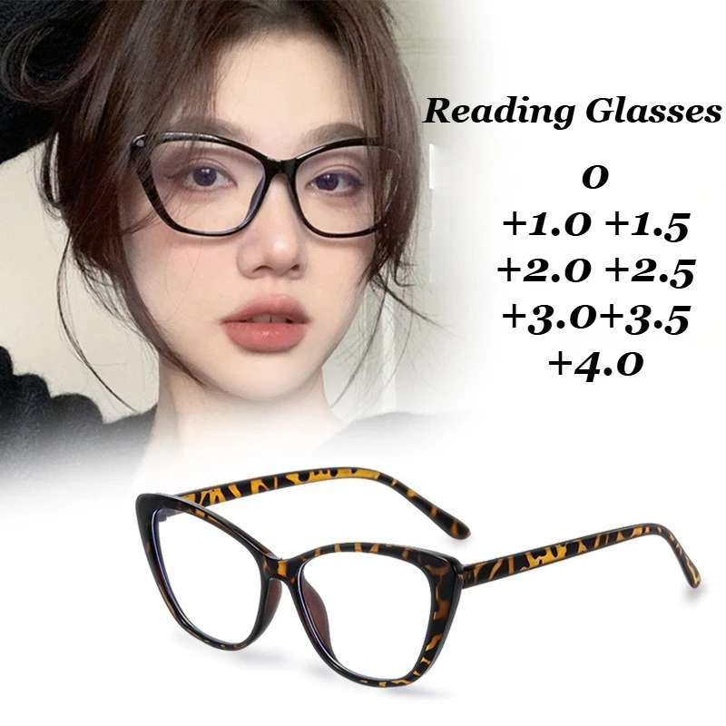 

Unisex Men Women Fashion Anti Blue Light Presbyopia Eye Protection Reading Eyeglasses High Definition Far Sight Optical Goggle