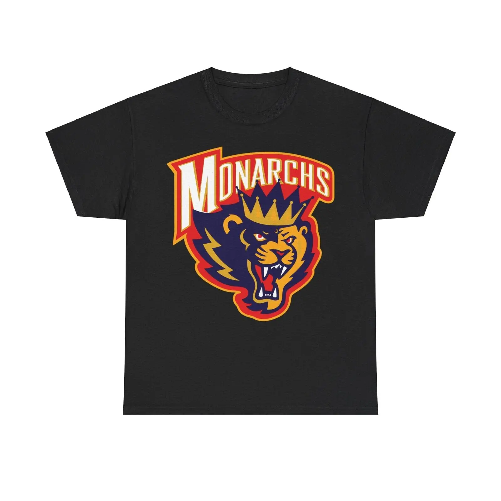 Carolina Monarchs Logo North Hockey Team T shirt