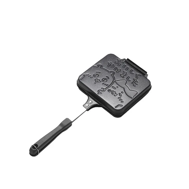 Double-sided pan cartoon non-stick double-sided frying pan waffle bread toast mold breakfast pan