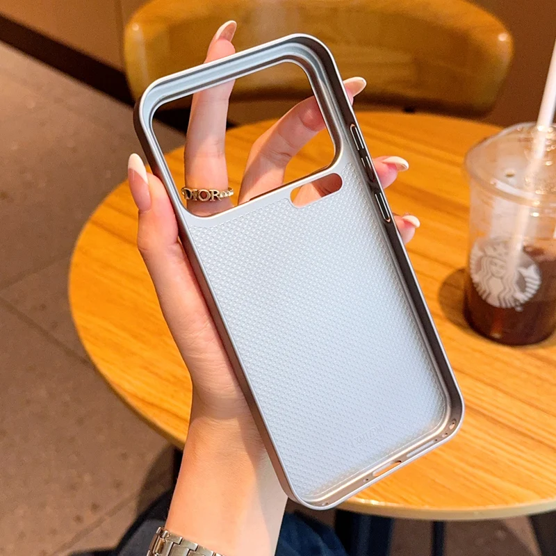 حافظة جلدية PU غير لامعة بنمط سحلية عالية الجودة لهاتف Xiaomi 17 Pro Max 17Pro غطاء حماية فائق النحافة بلون سادة مضاد للانزلاق #2