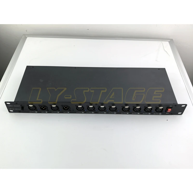 Hot Selling 8 Channel RDM&DMX Splitter 2 DMX in 8 Ouput Amplifier RDM Equipment Remote Controller Light DMX Rdm Spritter