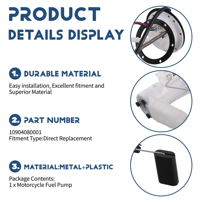 مجموعة مضخة الوقود لـ ODES 800 1000 ATV UTV- EFI 10904080001 مناسبة لـ Dominator، Raider X2 X4، Ravager RM 800، وfrontier-A74