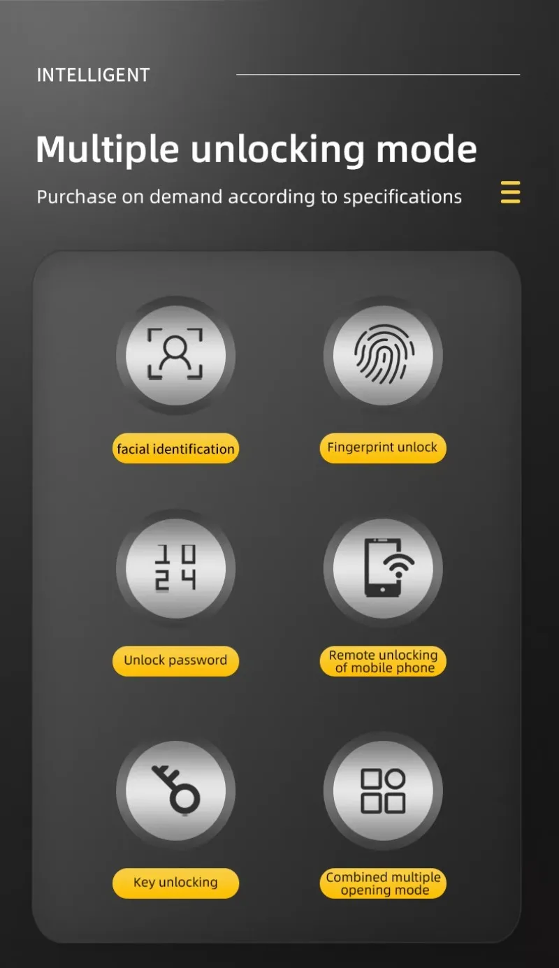 كلمة مرور إلكترونية آمنة داخل الحائط مقاومة للحريق مع إنذار مضاد للسرقة آمن