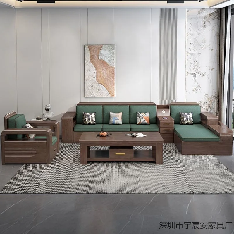 a8 walnut solid wood sofa drawer type winter and summer dual-purpose modern simple floor-to-ceiling storage home with drawers