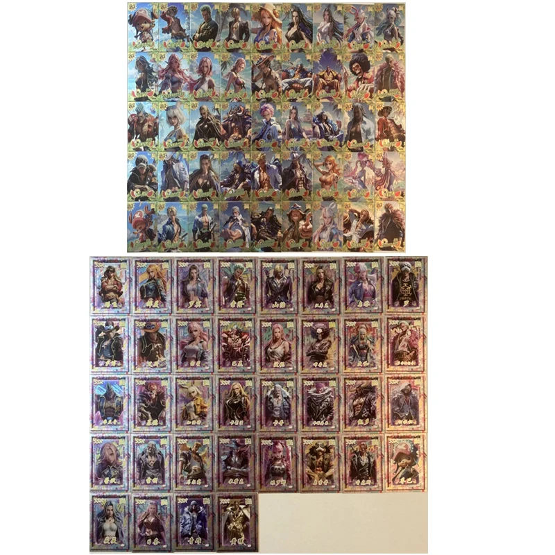 

Japanese Anime One Piece Card Set Shirahoshi Vinsmoke Reiju Kalifa Collectible Cards Christmas Birthday Gifts Children's Toys