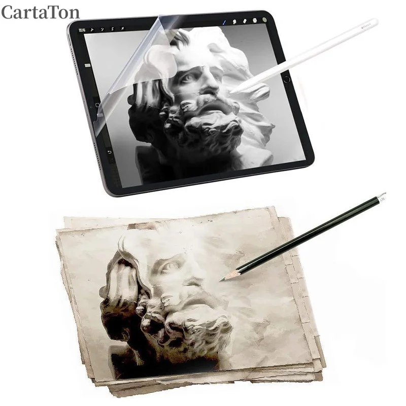 3 sztuki papierowych ochraniaczy ekranu do Apple iPad Mini 6 5 Air 4 3 2 1 Matowa miękka folia do iPada Pro 9.7 10.5 10.2 7. 8. 9. generacji