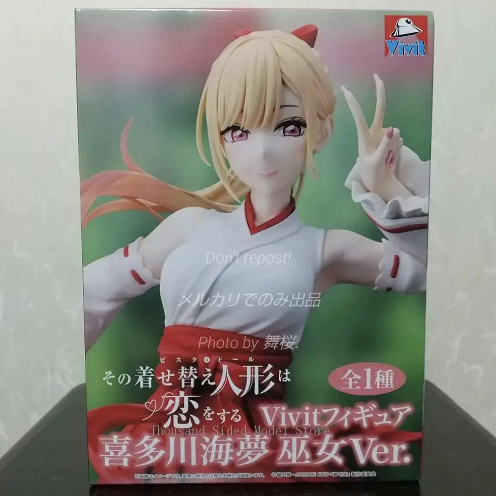 

In Stock Original System Service My Dress-Up Darling Vivit Figure Kitagawa Marin Miko Kawaii Doll Anime Model Collectible Toys