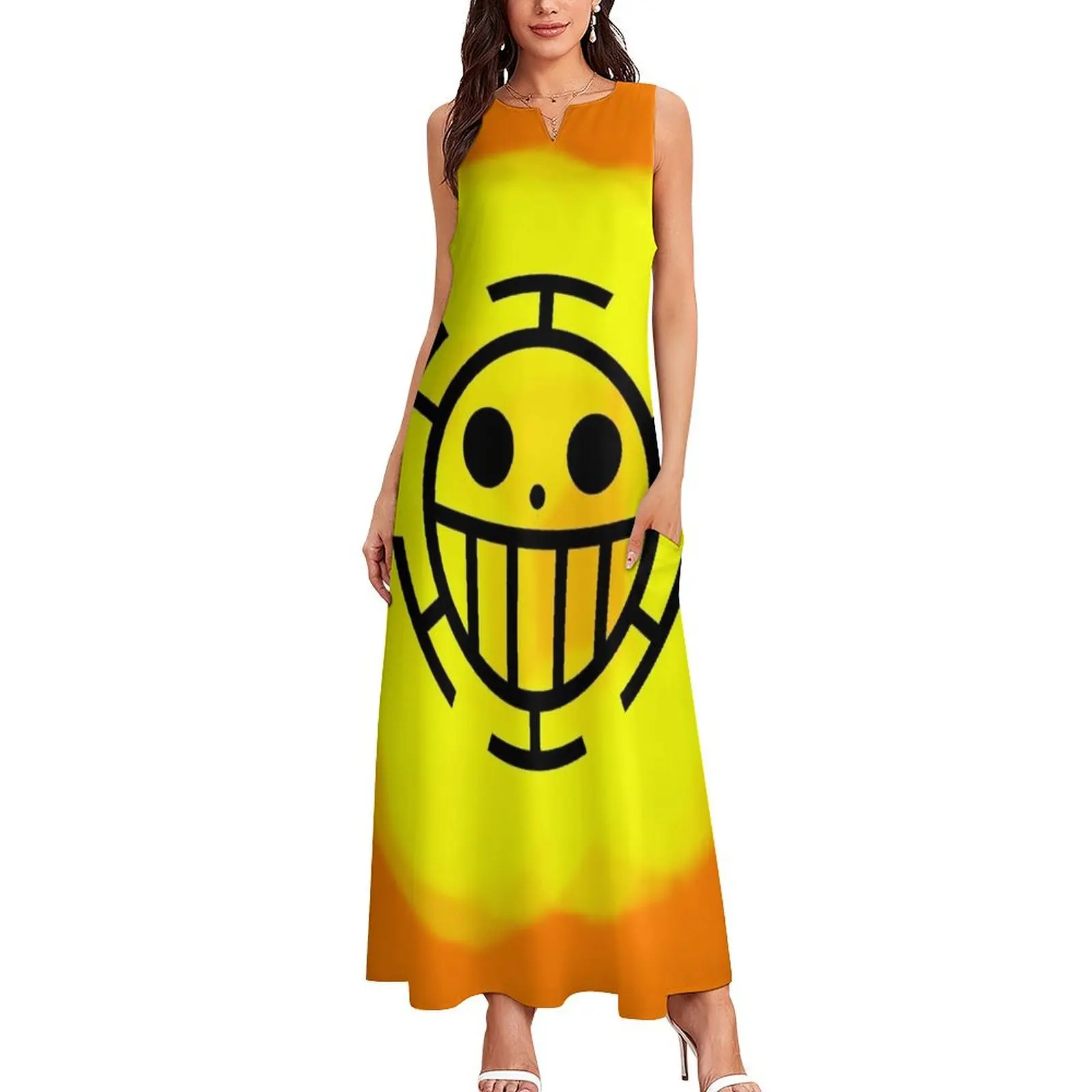 Trafalgar d Law flag Long Dress clothes for women women dresses luxury dresses