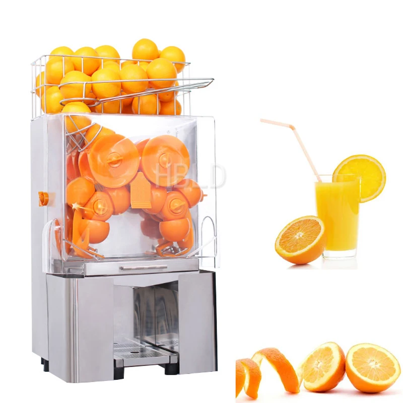 2024 New Commercial Juicer, Vertical Desktop Orange And Citrus Juicer, Stainless Steel Fully Automatic Juicer