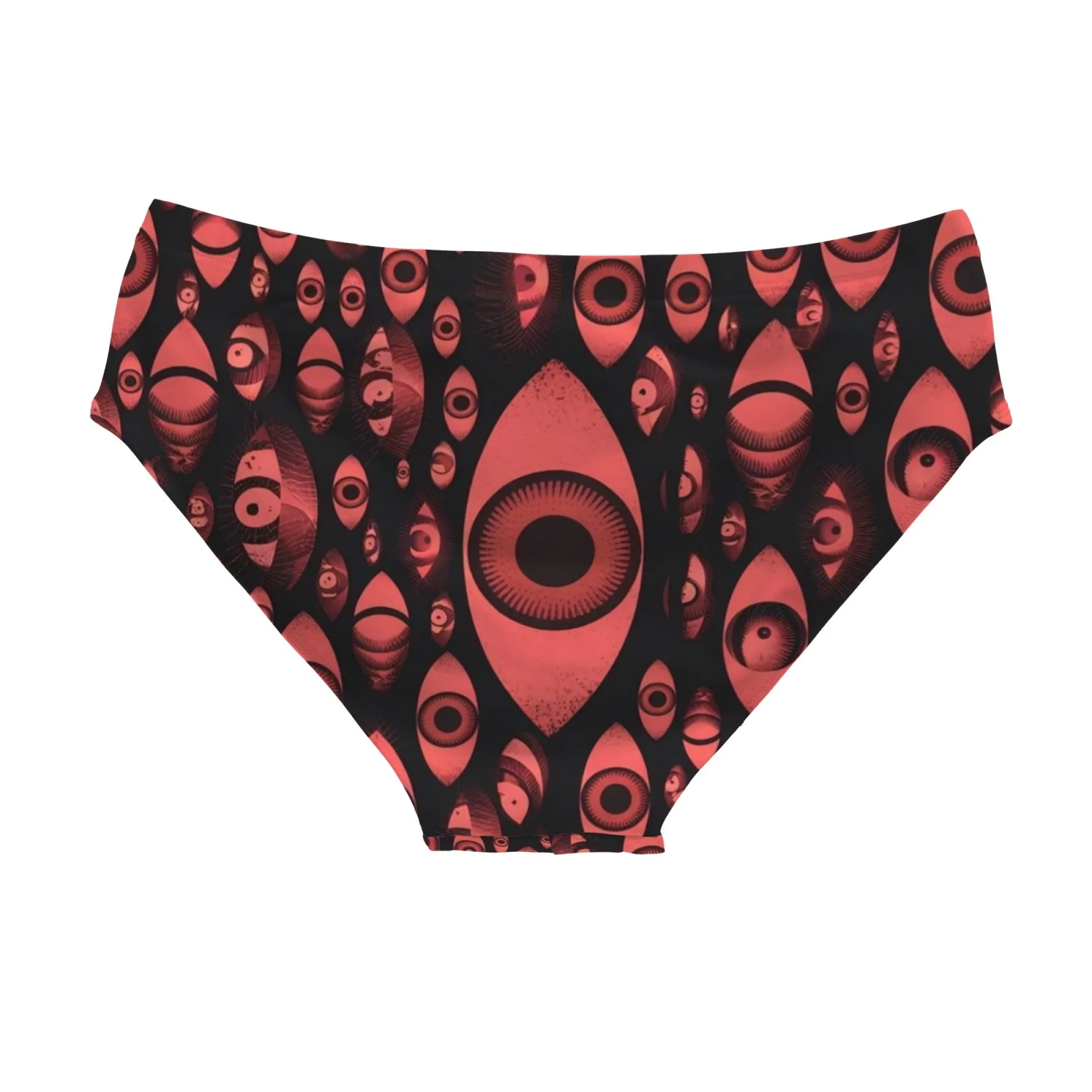 All-Seeing Eyes Swim Trunks Elastic Skin-Friendly Men's Triangle Swim Trunks Beach Carnival Swimming Bathing Fashion Swimsuit