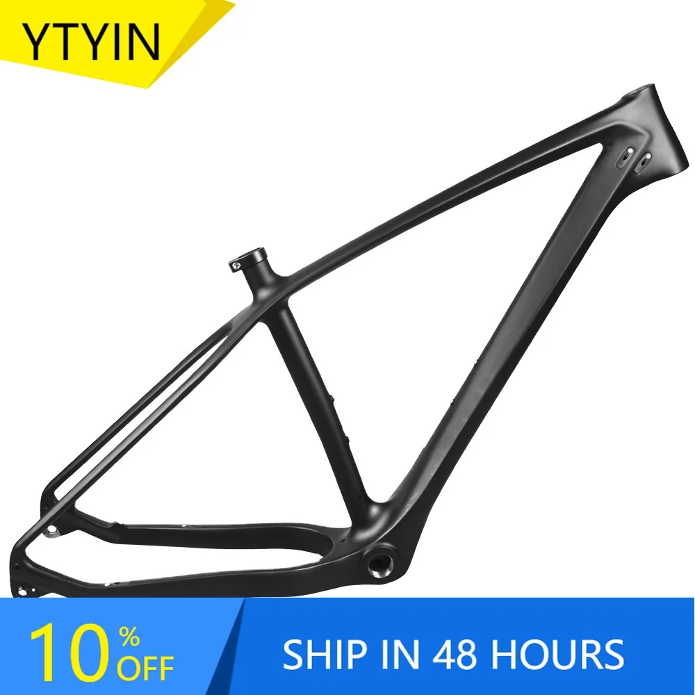 

YTYIN Airwolf 26 Carbon Bicycle Frame Carbon Fiber Mountain Bike Frame 197*12 Thru Axle Disc Brake Bike Frame