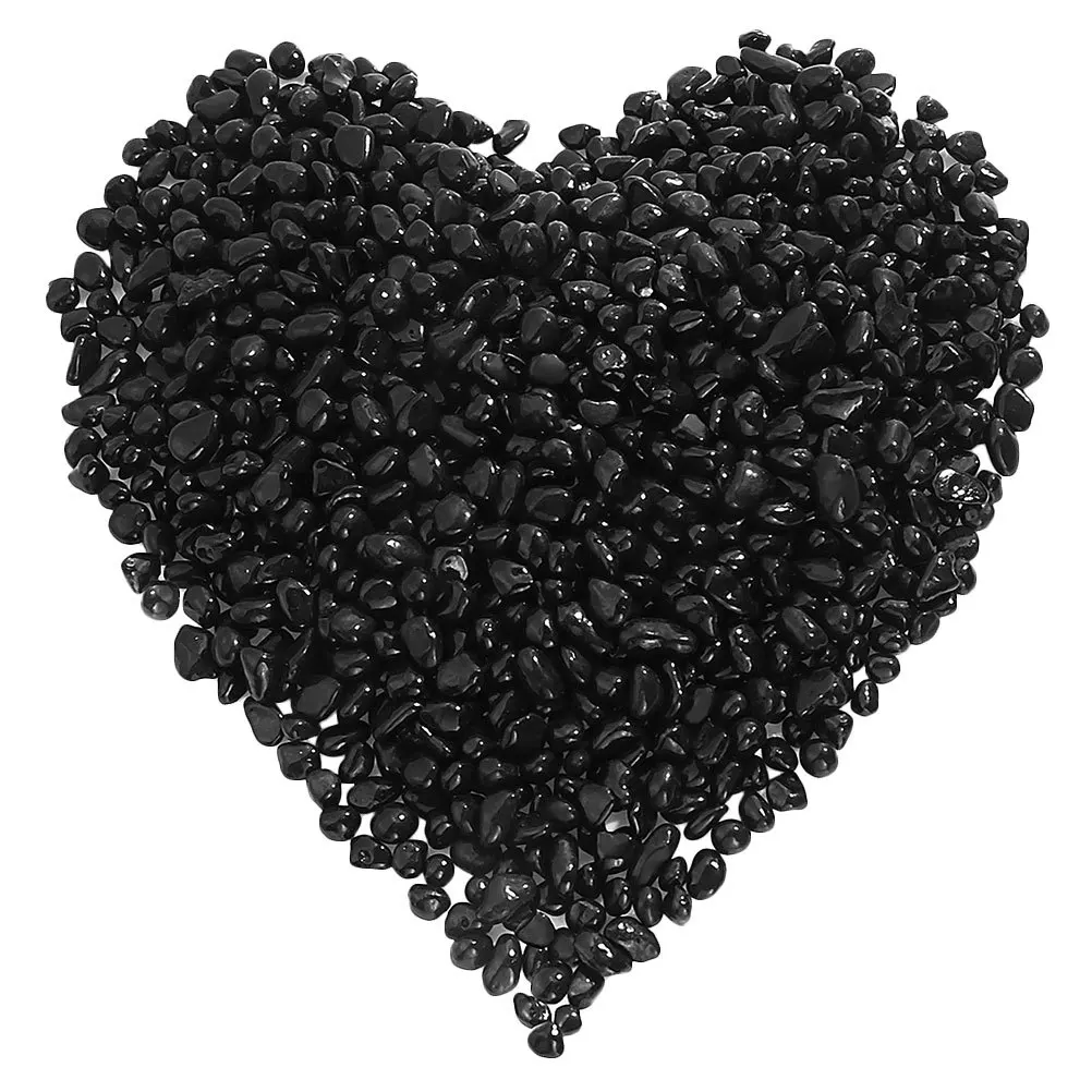 

1 Bag Black Pearl Substrate Glass Aquarium Gravel Polished Fish Tank Rocks For Aquascaping Black Aquarium Sand Decor