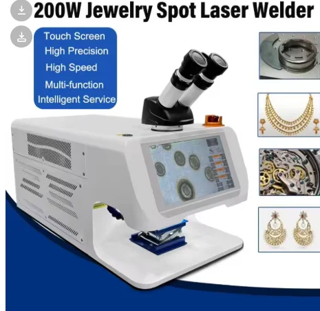 Desktop Jewelry Small Size Weld Gold Mini Portable Jewelry Laser Welding Machine for Gold 100w