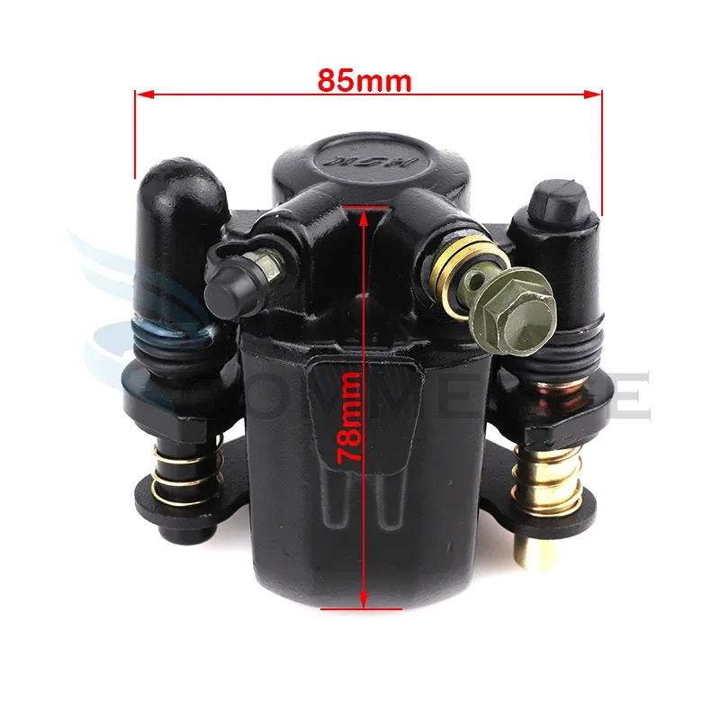 Left/Right Brake Calipers with brake pads For Chinese 50cc-250cc ATV Go Kart Buggy Quad Dirt Bike Front/Rear Brakes Accessories