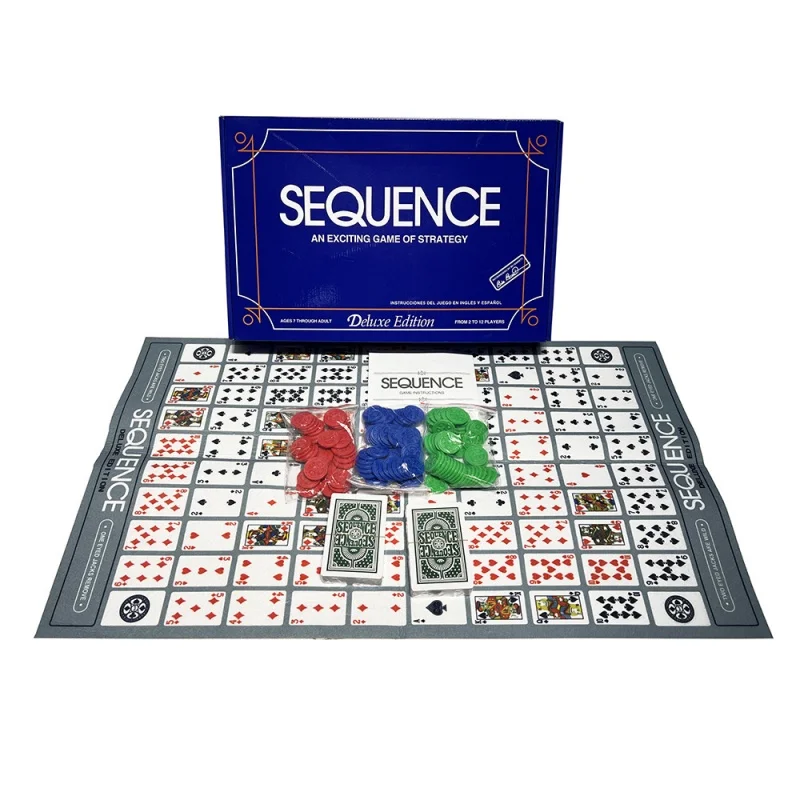 

Interactive Card Games Toys English Sequence Games Chess And Chessboards Family Gathering Essentials Fidget Toy
