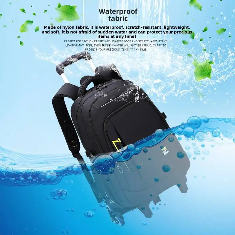 School Trolley Backpack For Boys Trolley Luggage Bag School Rolling Backpack For Teenager Boys School Wheeled Backpack On Wheels