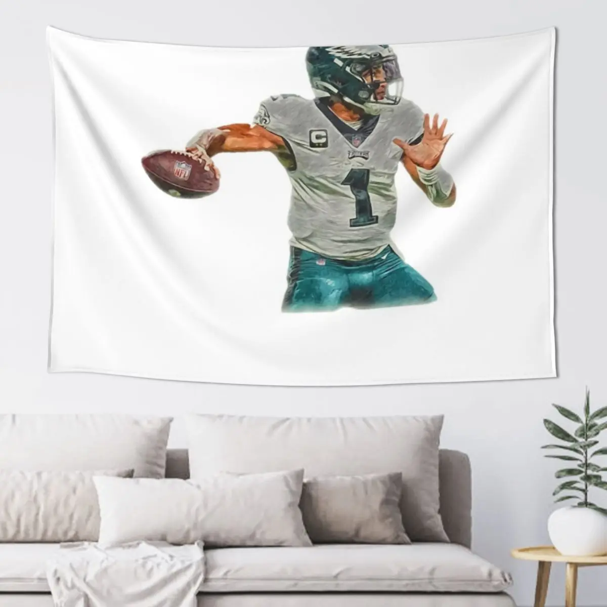 

1 touchdown player sports classic Tapestry Bedrooms Decor Room Decoration Korean Style Anime Decor Tapestry