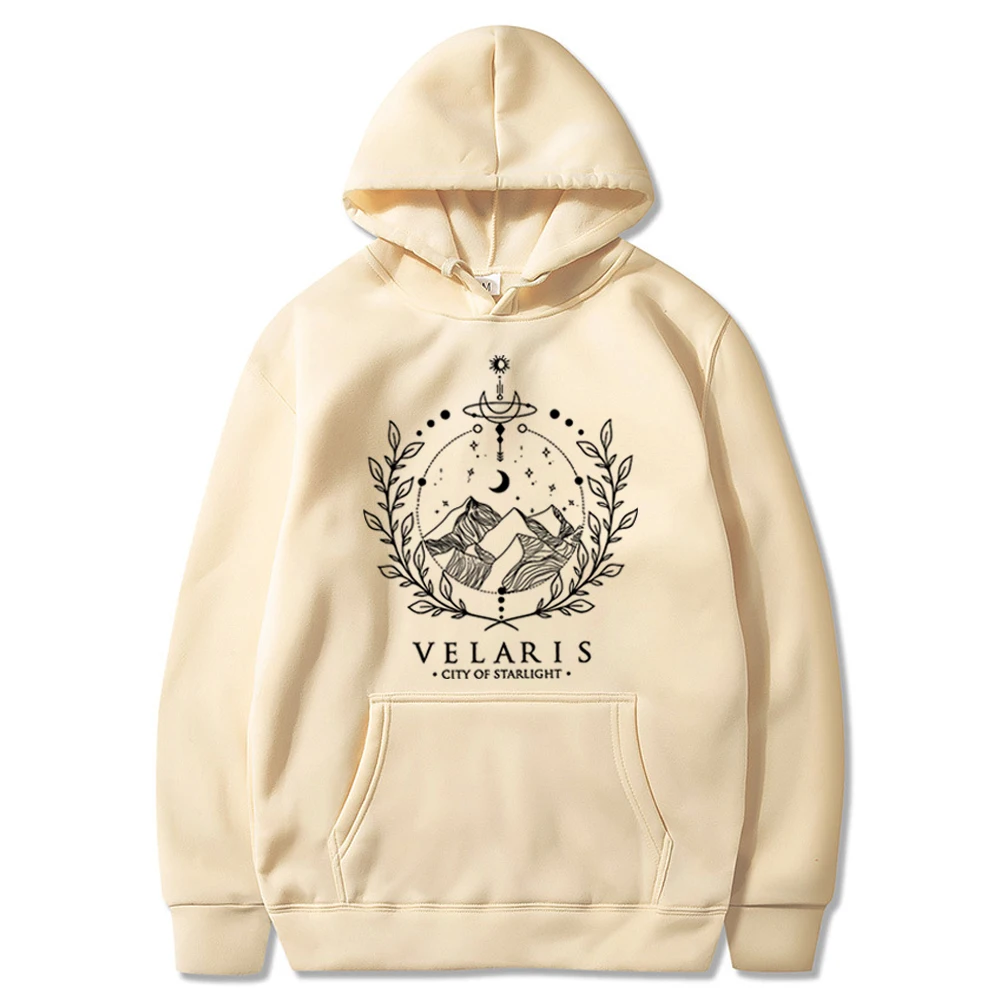 Sarah J Maas Velaris Hoodie Night Court Acotar Pulllover Throne of Glass SJM Book Lover Gift for The Rhysand Vintage Hoodies Top