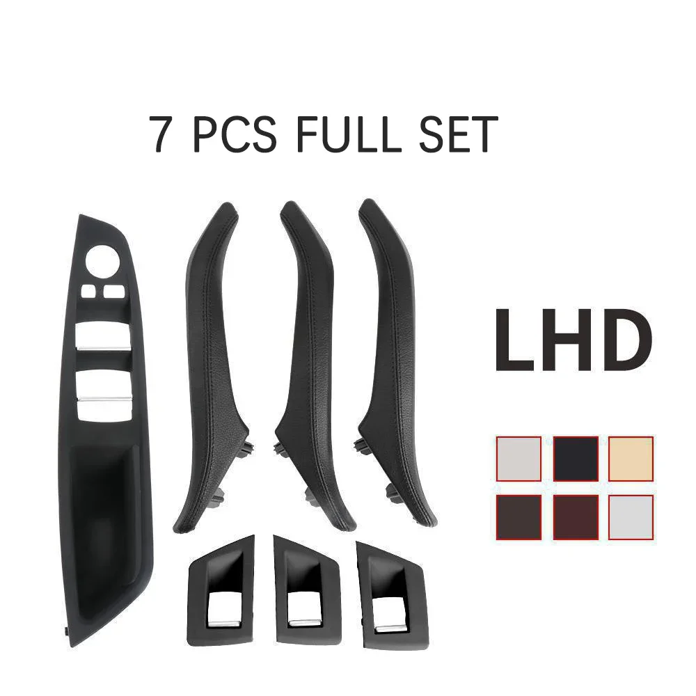 Leather Pull Handle With Window Regulator Panel Trim And Armrest Cover For BMW 5 Series F10 F11 LHD RHD Inner Door Pull