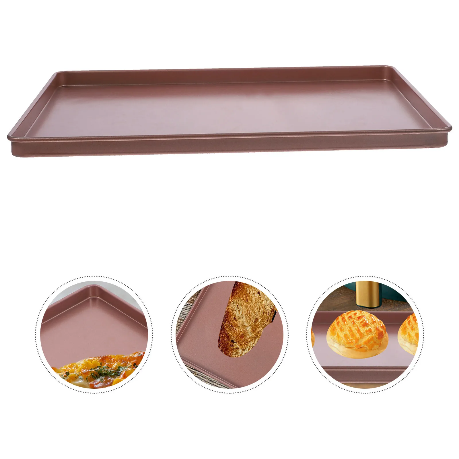 

Baking Tray Rectangular Cake Pan Kitchen Small Bread Mold for Molds Cookie Pans