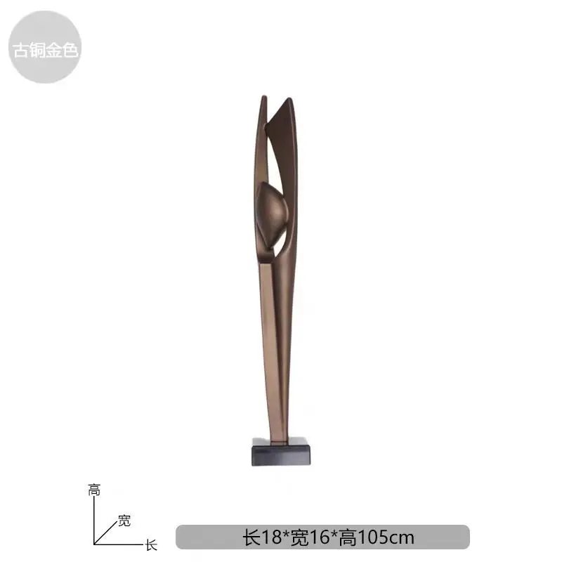 슬림한 추상 예술 장식품 코너 소프트 데코레이션 TV 캐비닛 좁은 장식품