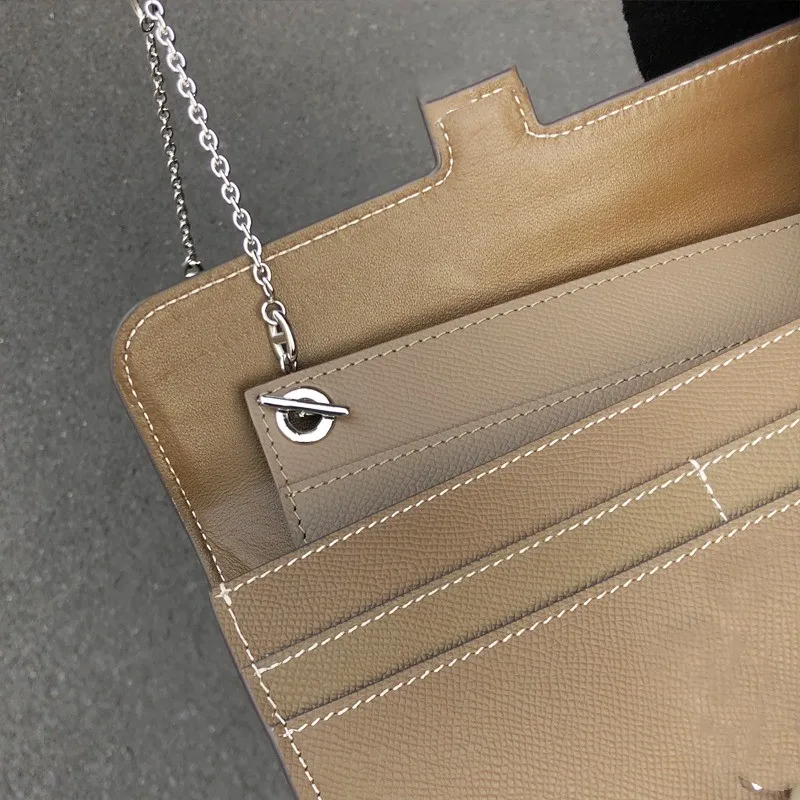 Inner lining accessory for transforming length wallet into crossbody bag inner cushion card holder insert
