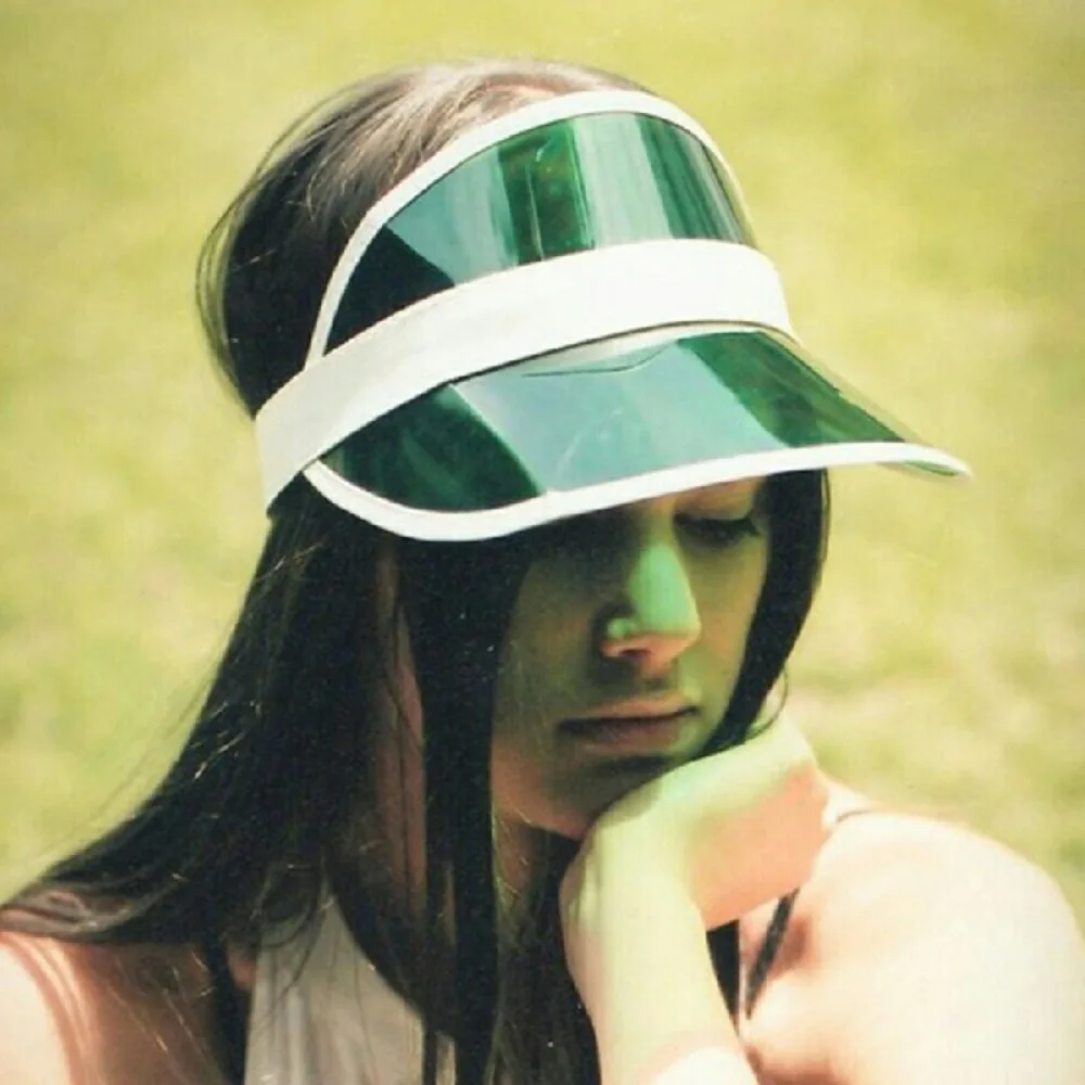 Hot Sale Anti-UV Transparent Sun Visor Hat Flexible Sun-Proof Sunshade Hat Summer Bicycle Sun Cap Outdoor Sports