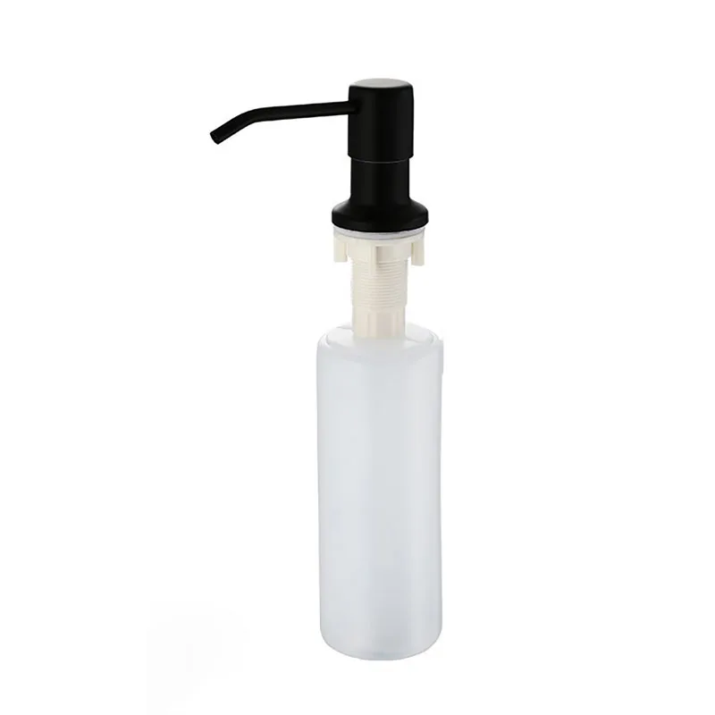 Kitchen Sink Counter Top Soap Dispensor 304 Stainless Steel From The Top Built In Head Hand Press Soap Dispenser Bottle 300ml