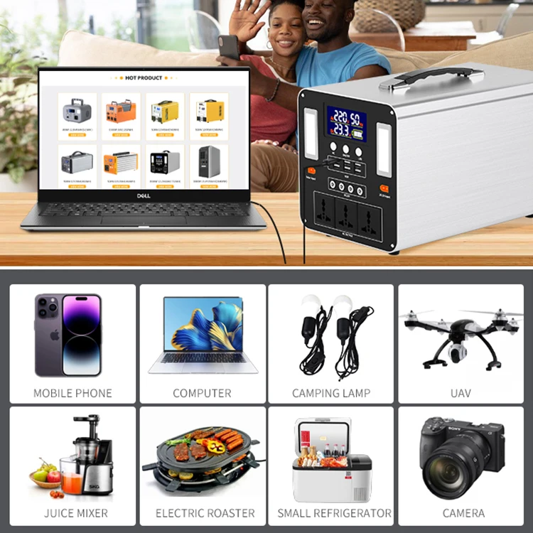 

Wholesale Price Outdoor Camping Solar Charger With LiFePO4 Battery 400W Solar Portable Power Station