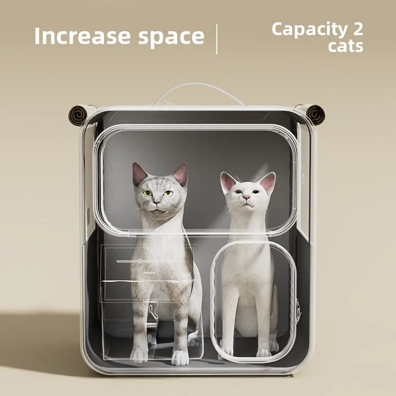 

Cat bag out portable cat backpack pet trolley case backpack multi-cat artifact dog large-capacity suitcase