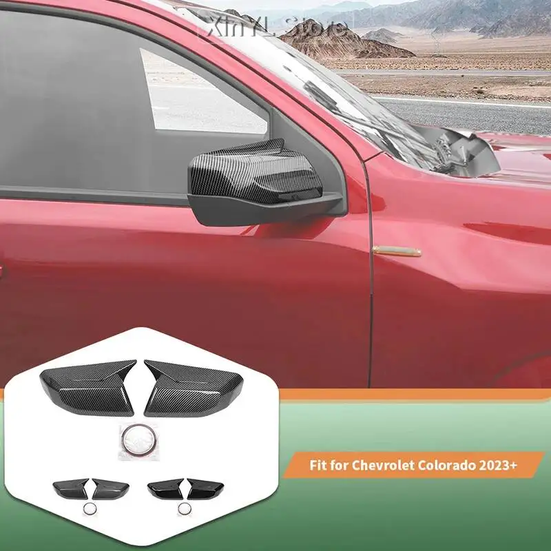 

Car ABS Reverse Mirror Shell Decoration Cover Stickers For Chevy Colorado /GMC-CANYON 2023 up Car Exterior Accessories