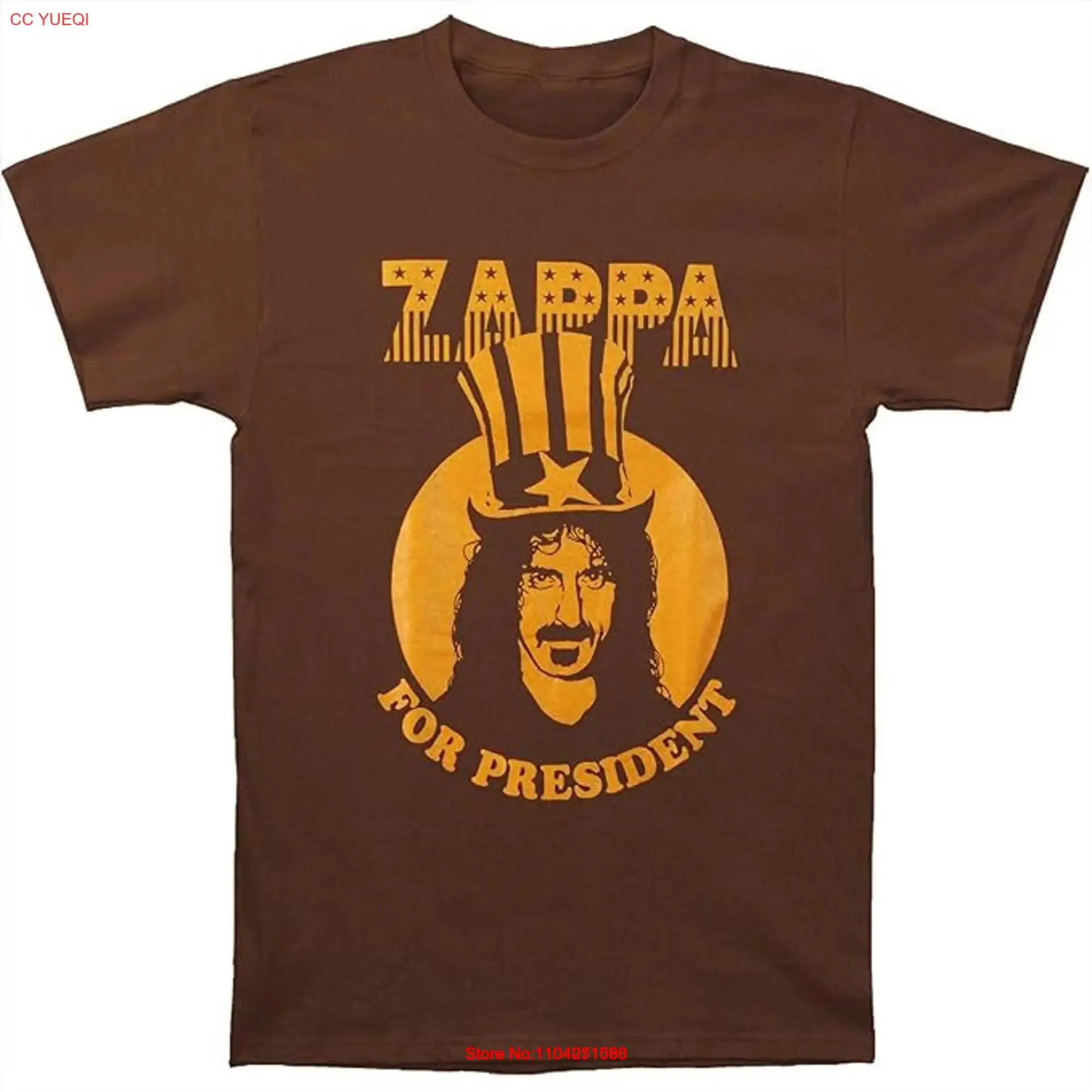 Frank Zappa T shirt For President Merch Boyfriend New Mothers of Invention long or short sleeves