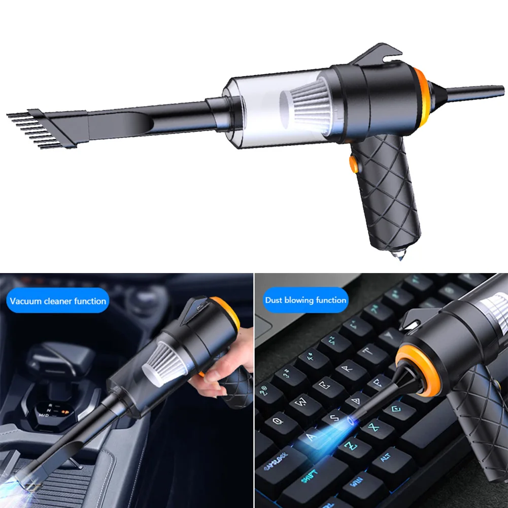 6-in-1 Vacuum Cleane Handheld Cordless Wireless Auto Vacuum 1200mAh Car Dust Buster USB Charging 3500pa Suction