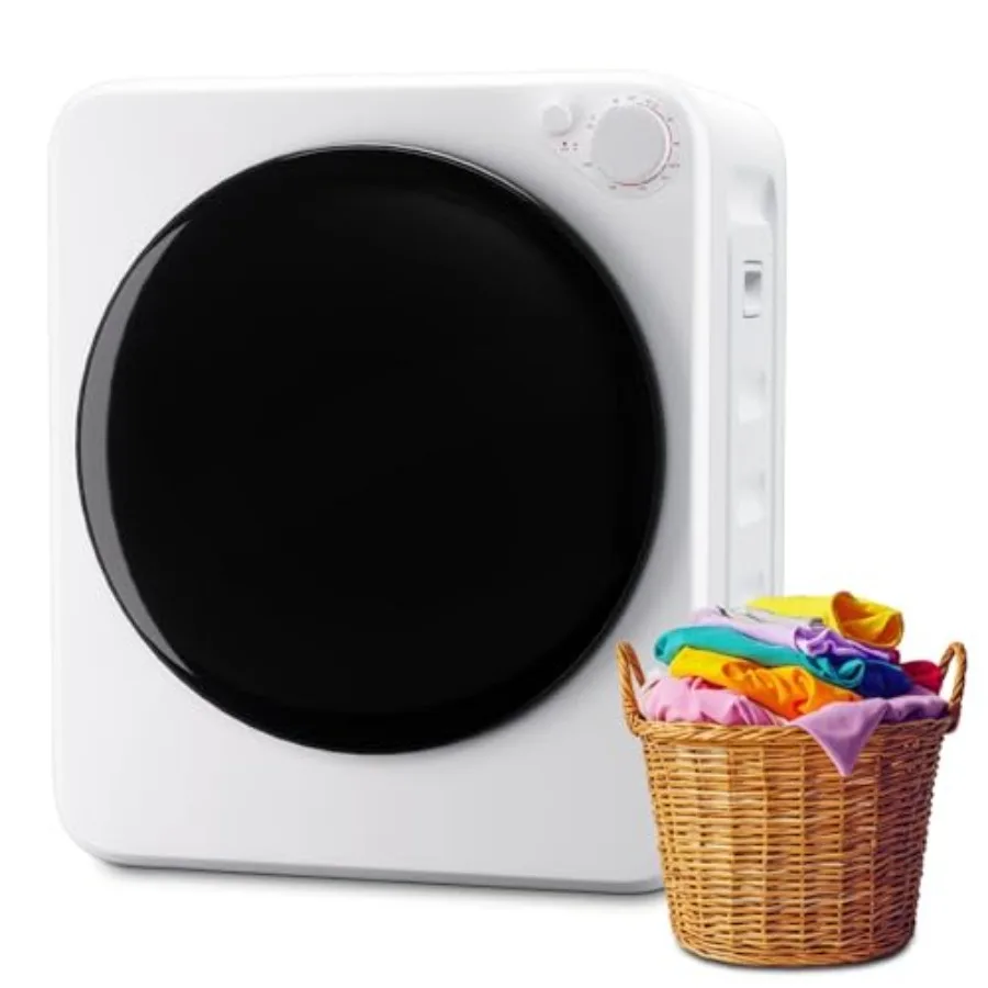 

Портативная сушилка 120 В Компактная сушилка для одежды 800 Вт с 5 режимами сушки Мини-электрическая сушилка с фронтальной загрузкой 1,5 куб. фута Ванна из нержавеющей стали