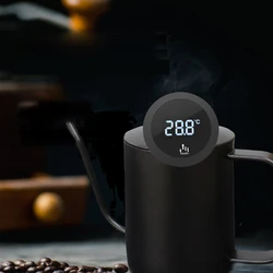 0 to100℃ Touch screen Dial Thermometer for Coffee Pot Milk Frothing Jug Professional Cafe KitchenTemperature Measuring