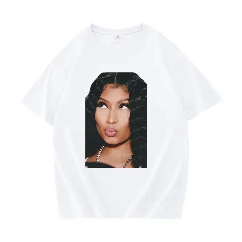 Funny Nicki Minaj Meme pattern Tshirt for womenhip-hop fashionretro rap Tshirtoversized Tshirt street wear