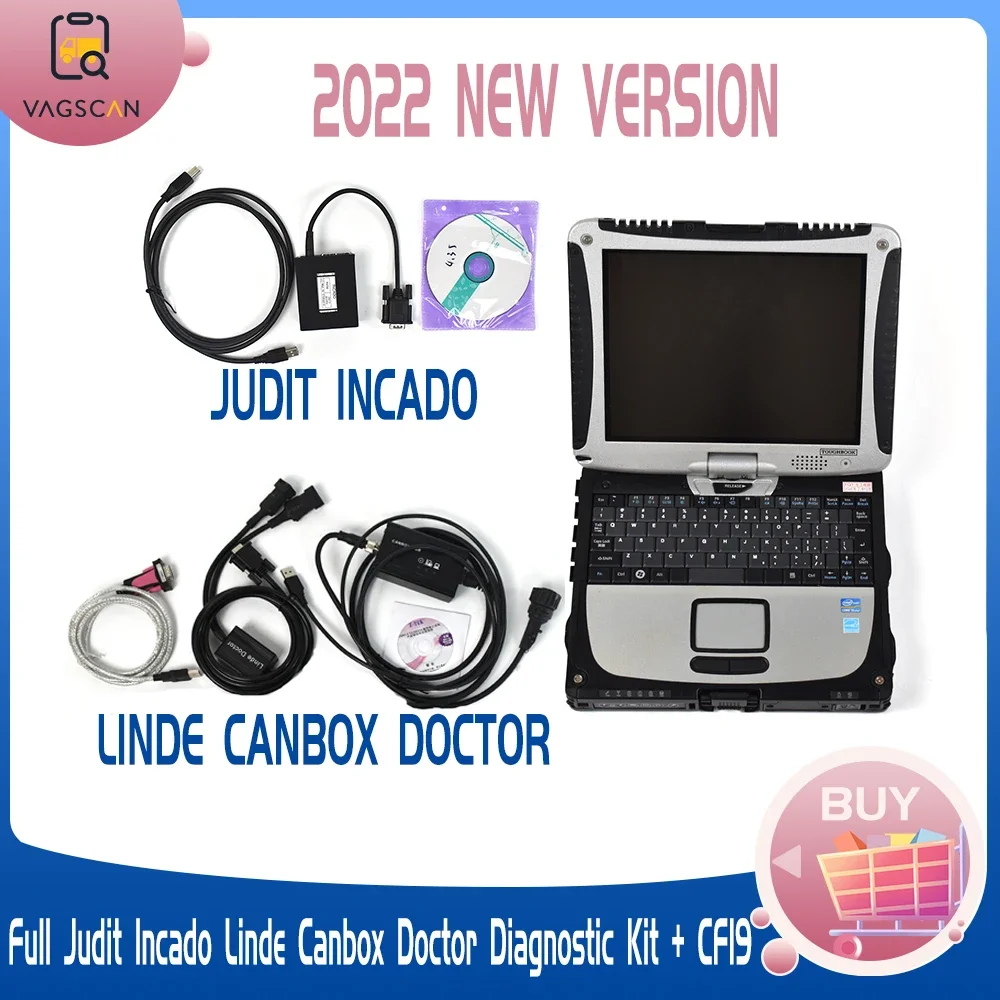 CF19 Laptop with Forklift Full for Linde Canbox Doctor Jungheinrich Judit Incado Diagnosis Scanner Tools