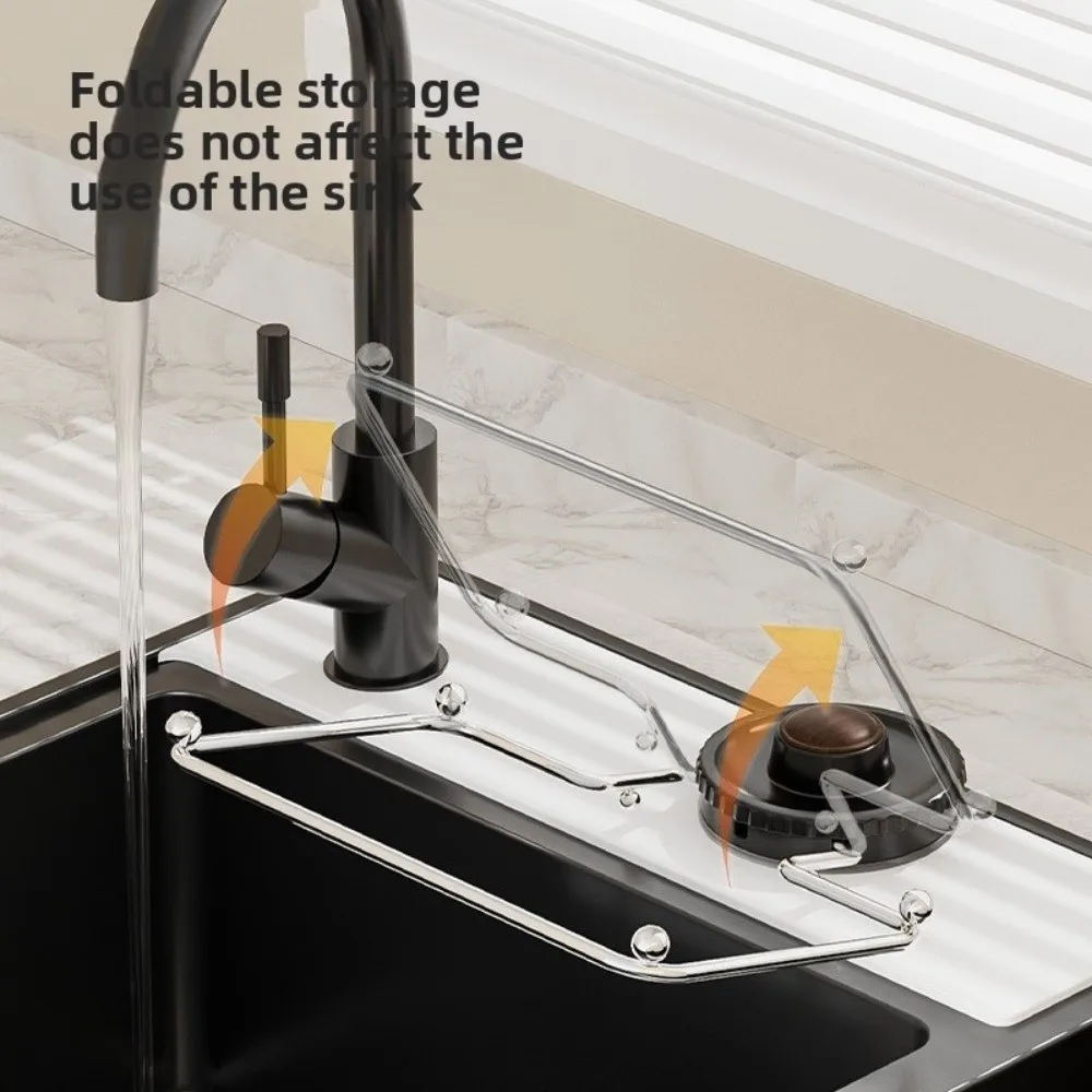 Filter Screen Sink Strainer Rack Suction Cup Type Anti-blocking Drain Rack Removable Portable Sink Water Leakage Kitchen Waste