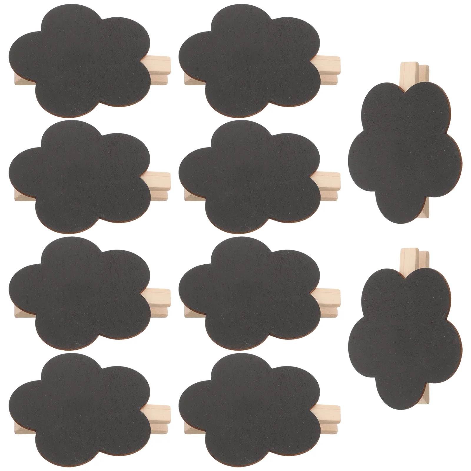 10 Pcs Mini Tongs for Serving Message Board Clip Blackboard Clamps Wedding Memo Clips