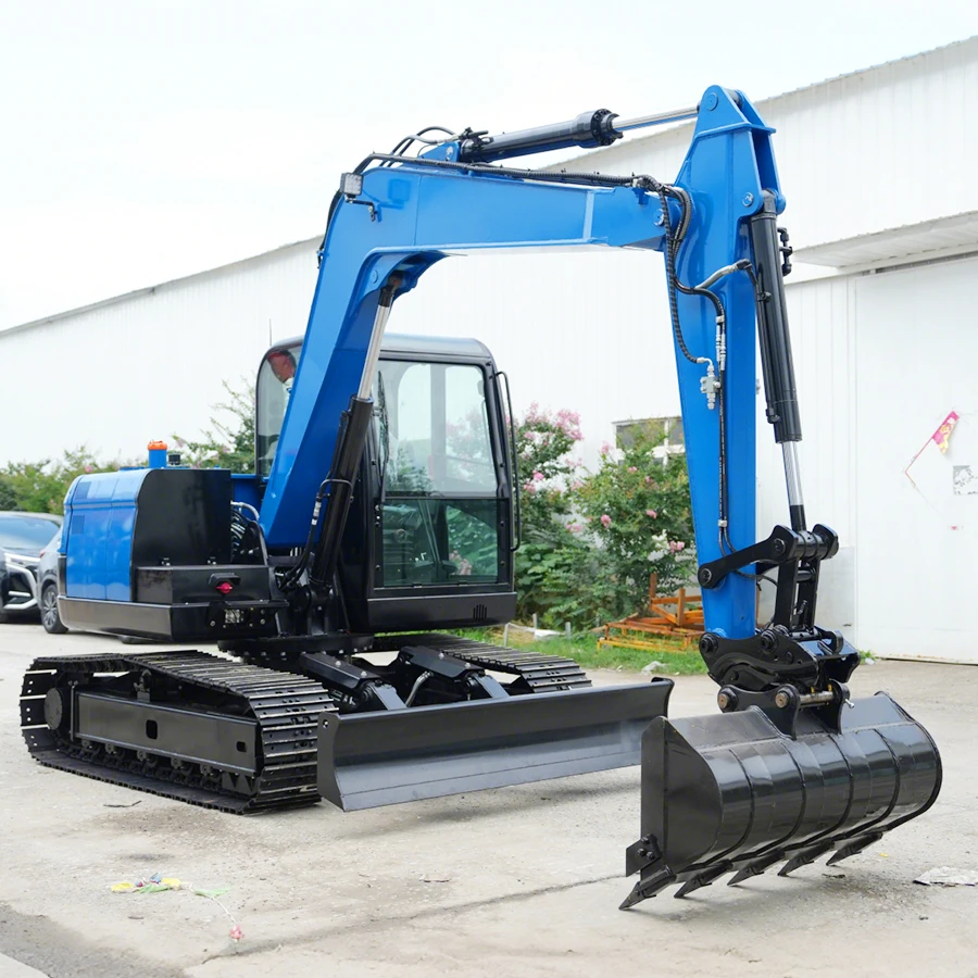 중국 핫세일 크롤러 굴삭기 유로 5 CE EPA 농업용 소형 대형 크롤러 굴삭기 다기능 농장용 대형 굴착기