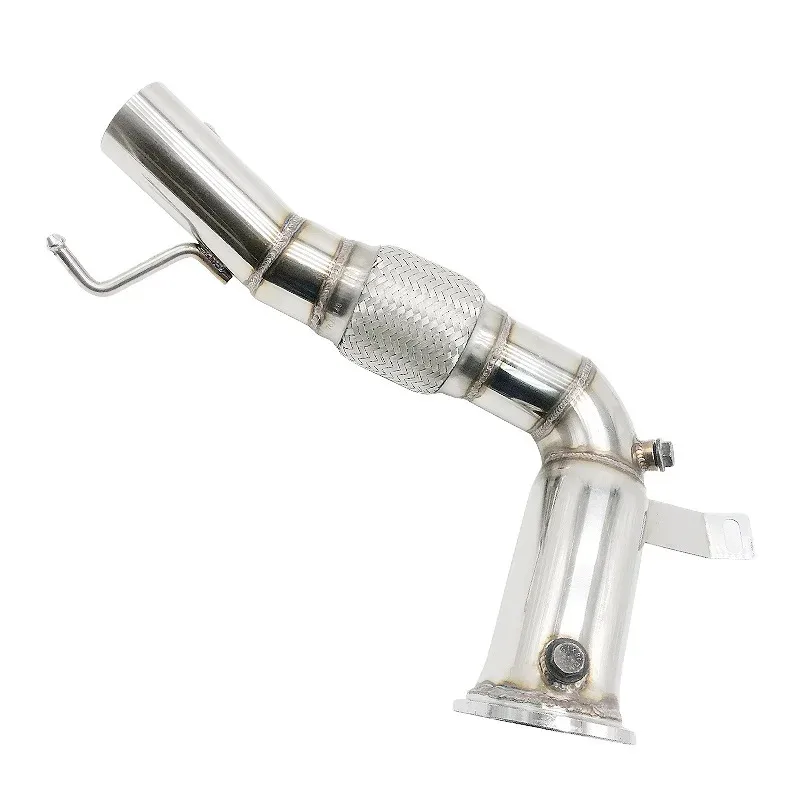 STAINLESS DECAT DOWNPIPE EXHAUST PIPE Fit For COOP*ER S F56 2014