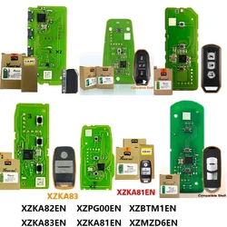 Xhorse-Carte PCB spéciale, télécommande intelligente universelle, type outre-mer, VVDI PN XZARE82EN XZical00EN XZBTM1EN XZARE83EN XZARE81EN XZMZD6EN