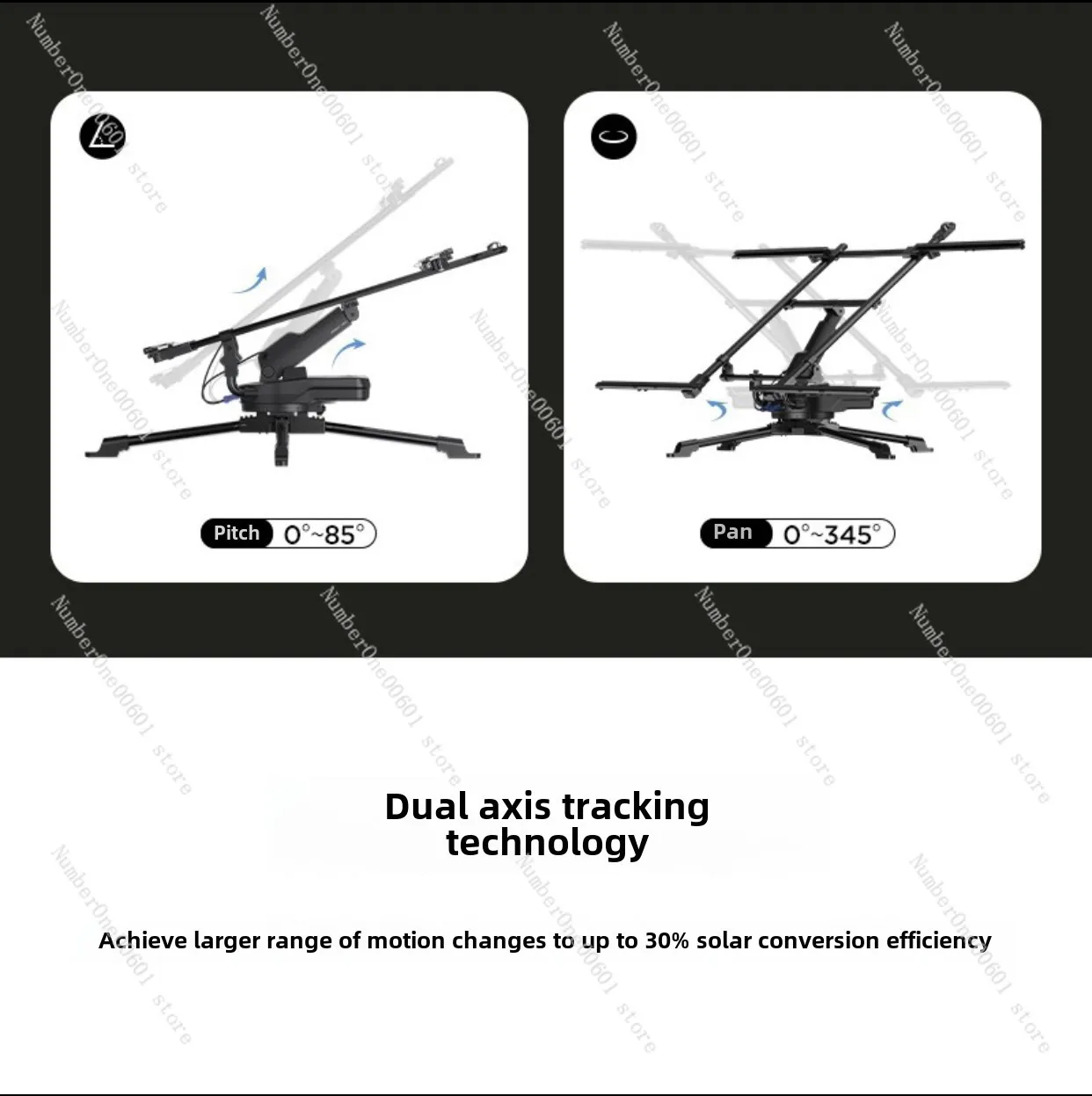 Solar Tracker, Dual-axis Follow, Intelligent Photosensitive, High-efficiency Energy Gathering App Control, Light Tracker