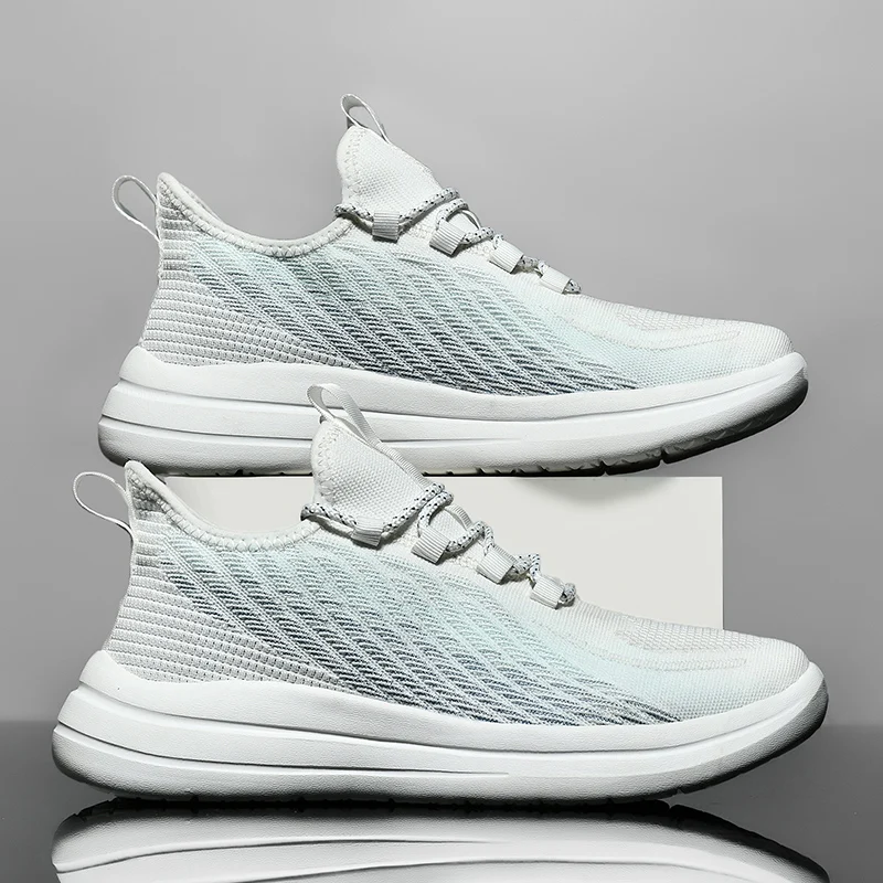 

2025 New Men Plus Size Shoes Fashion Sports Shoes Shock Absorption Men Slow running Shoes Men Comfortable Sneakers Casual Shoes