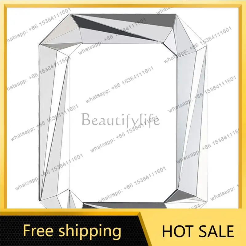 LS bathroom wall-mounted bathroom mirror wall-mounted bath bathroom everyone uses wash-up mirror