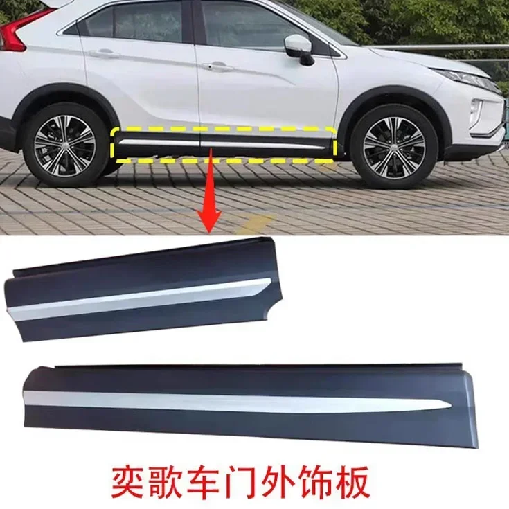 1 Pcs Front or Middle Door Cover for EClipse Cross Gk 2015-2020 5700A979 L or R Apron Protector Board Silver Trim Decoration