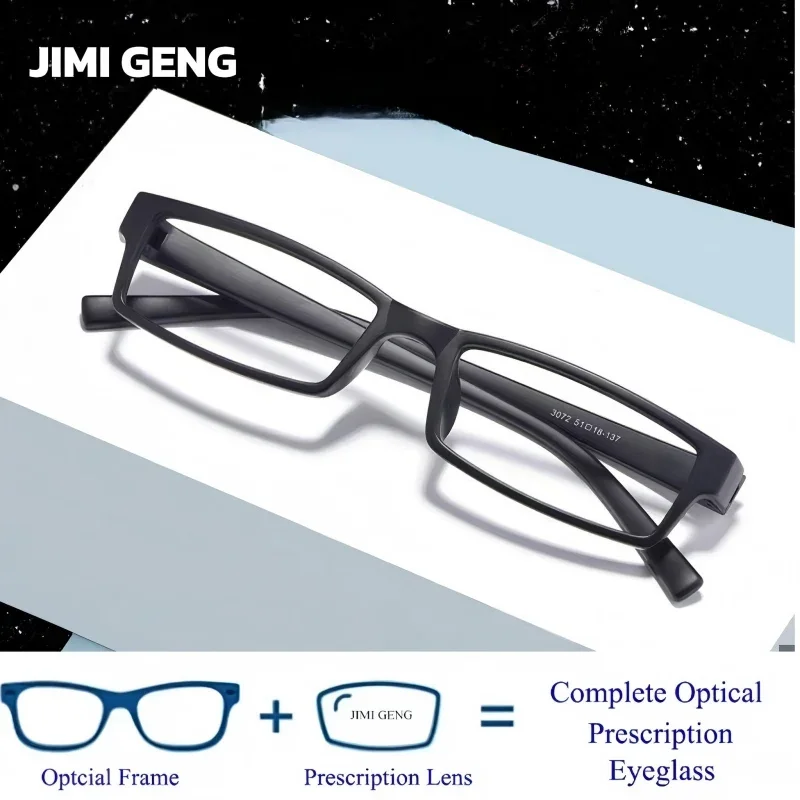 

2025 Fashion Retro Square Glasses TR Material Ultra Lightweight Reading Glasses Anti Blue Light Prescription Glasses