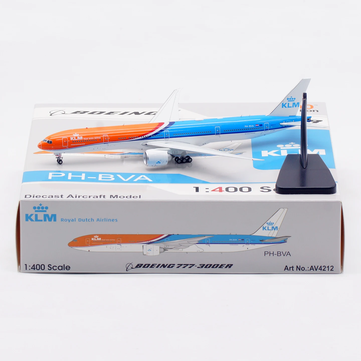 

AV4212 Alloy Collectible Plane Gift Aviation 1:400 KLM Royal Dutch Airlines Boeing B777-300ER Diecast Aircraft Jet Model PH-BVA